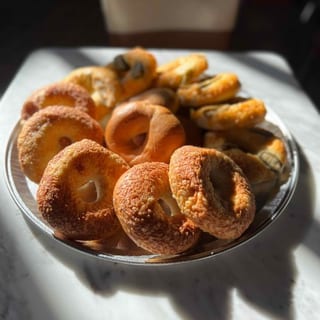 Assorted Bagels and Cream Cheese (Serves 6)